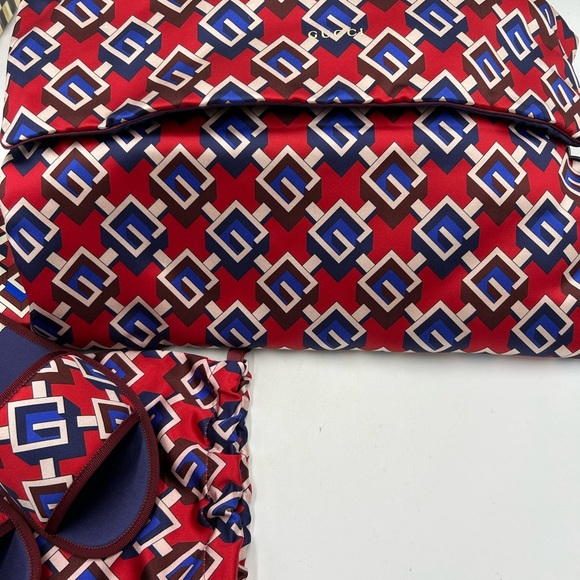 Gucci geometric print travel set made in Italy. - Picture 6 of 8